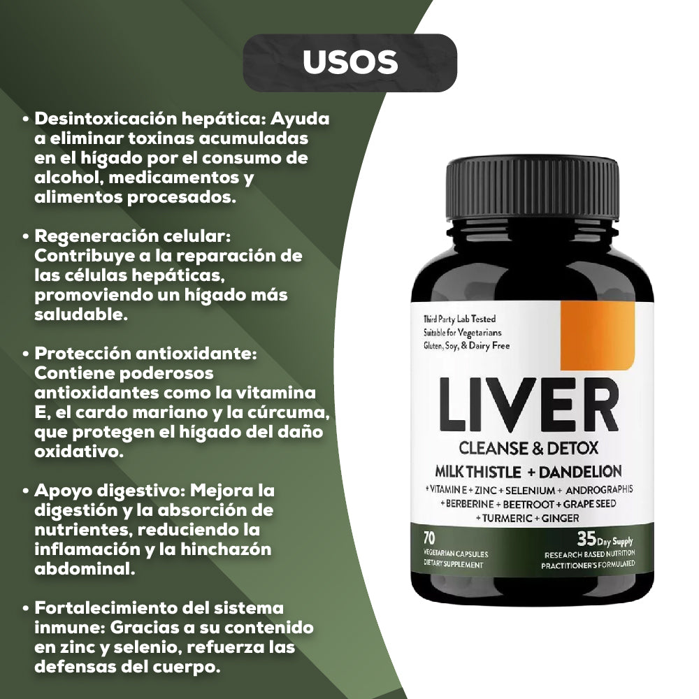 Liver Cleanse Detox – Limpieza Profunda, Hígado Sano!
