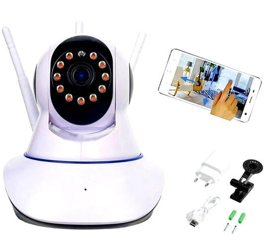 Seguridad Inteligente en Cada Rincón: Cámara WiFi 360° Inalámbrica"